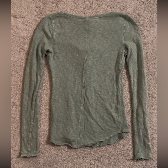 Free People Long Sleeve Henley Top - Picture 5 of 6